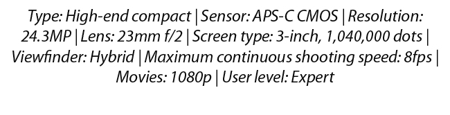 Fujifilm X100F Camera Features