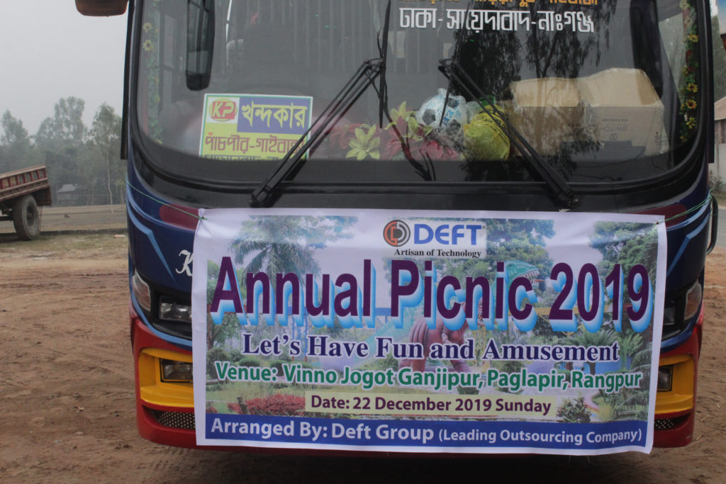 Starting Time of Our Journey for DEFT Group Annual Picnic 2019