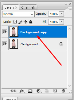 how to remove background from hair in photoshop tutorial Step 3