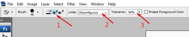 how to remove background from hair in photoshop tutorial Step Tolarence