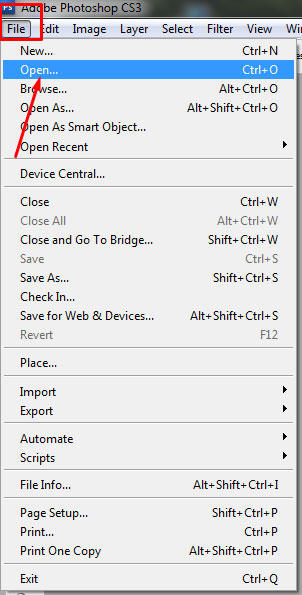 how to remove white background in photoshop open option