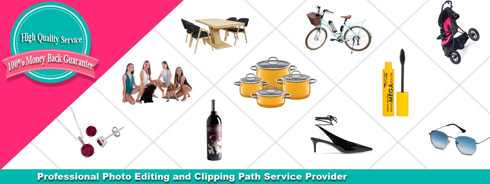 clipping solutions banner photo contains some work sample photos