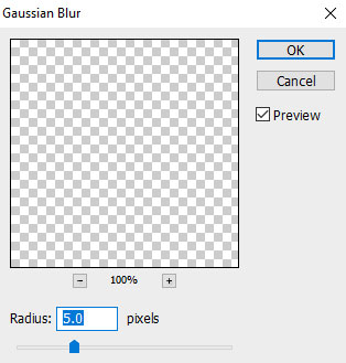 how to add shadow in photoshop Step 6 blur gaussian blur radius setting