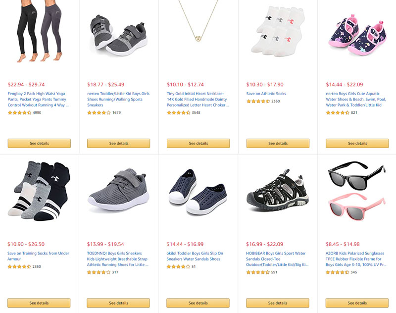 example of use appropriate graphics on ecommerce