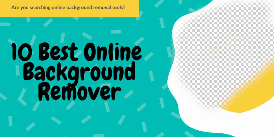 Online background removal tool banner