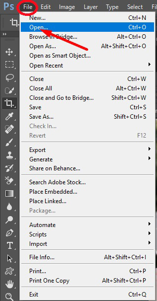 how to resize an image in photoshop cc open an image in photoshop