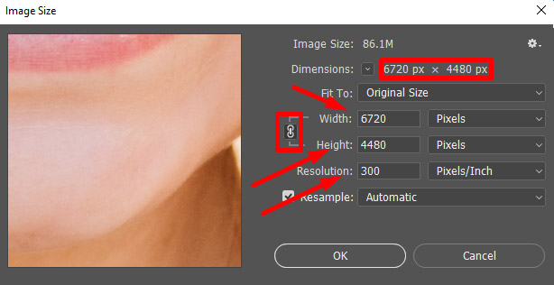 how to resize an image in photoshop cc resize step 2