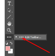 photoshop edit toolbar