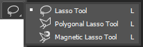 photoshop cc hidden tools under lasso tool