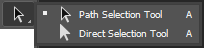 photoshop cc hidden tools under path selection tool