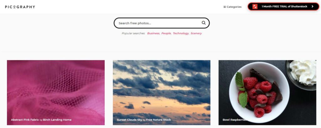 Picography Free Stock Photo Sites