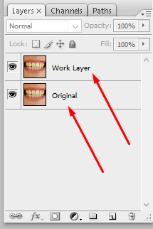 How to Whiten Teeth in Photoshop step 3