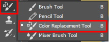 color replacement tool photoshop