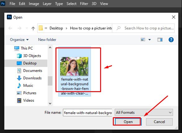 how to crop a picture into a circle original open2