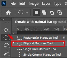 how to crop a picture into a circle original select elliptical marquee tool