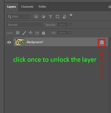 how to crop a picture into a circle original unlock the layer