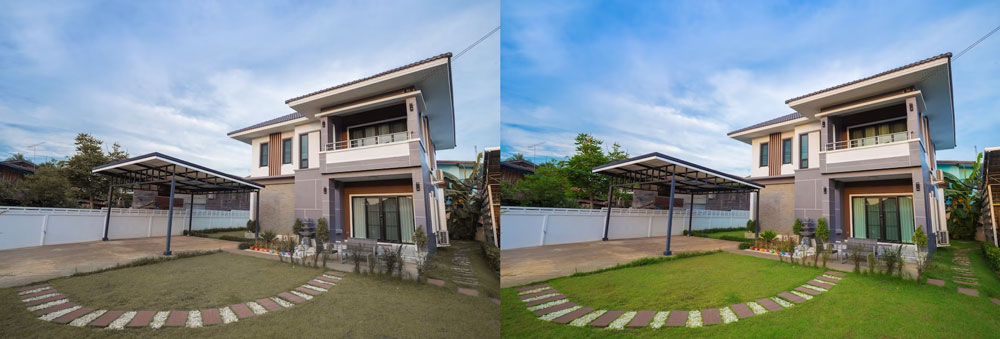 real estate photo editing